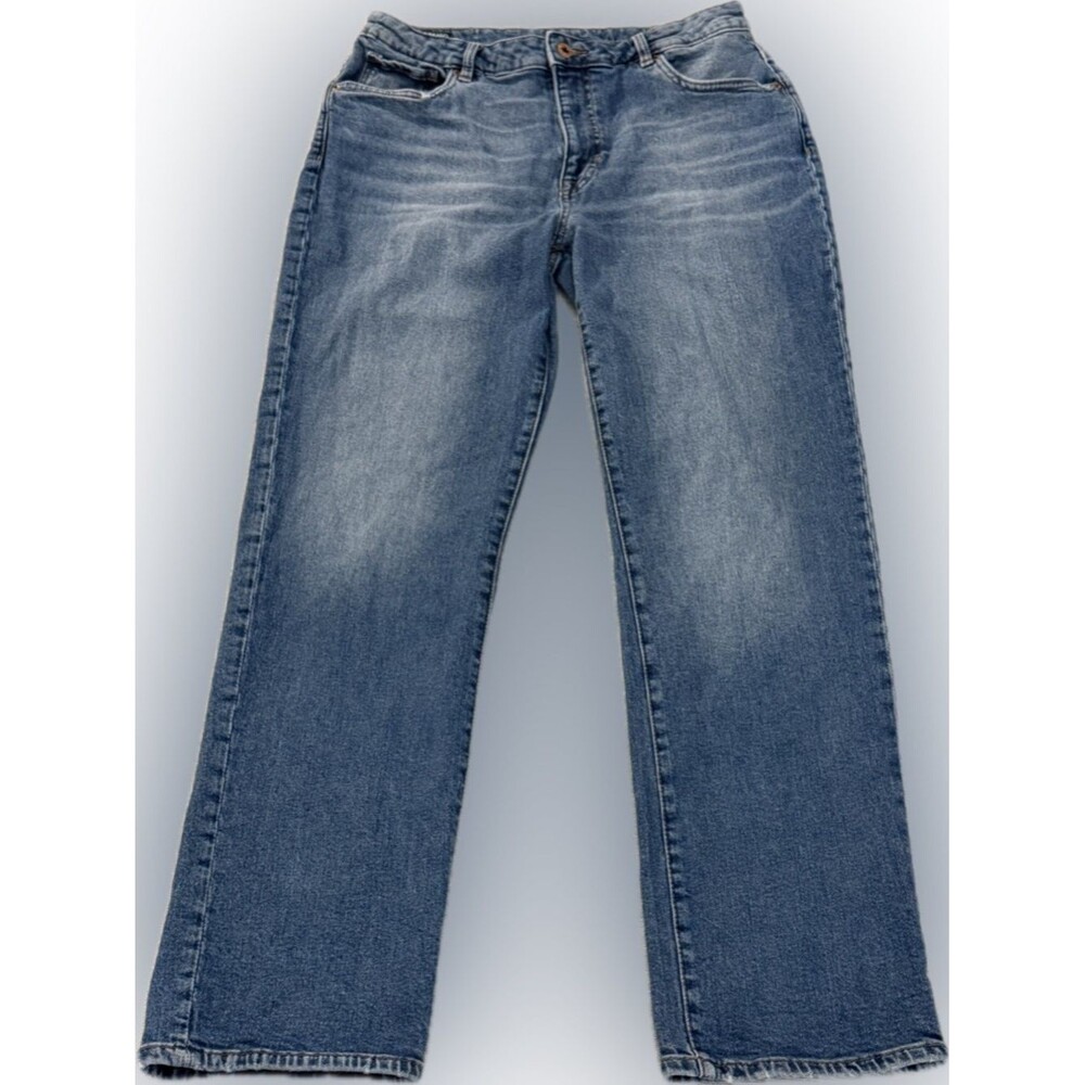 Buffalo David Bitton Jayden High Rise Straight Jeans Womens W32 Medium Wash